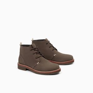Zara boys leather boots